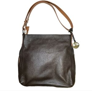 Pebbled Leather Large Purse by Valentina Tradizione Italiana - EUC